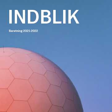 Forsiden af Indblik - FE's beretning 2021-2022